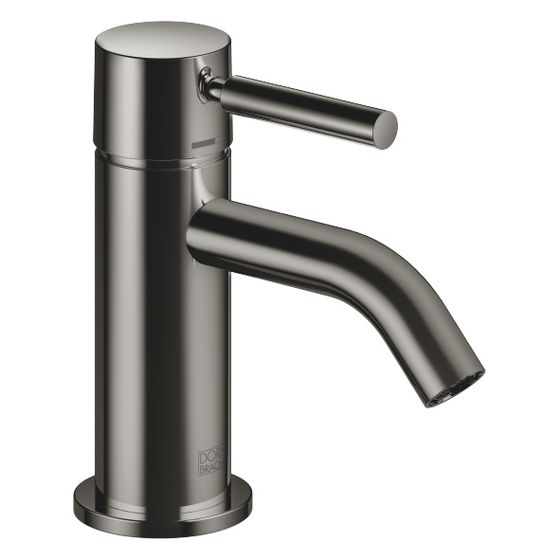 Dornbracht Waschtisch-Einhandbatterie Meta o. Ablaufg., Ausladung 105mm, starr, 5,7l/min, Dark Chrome
