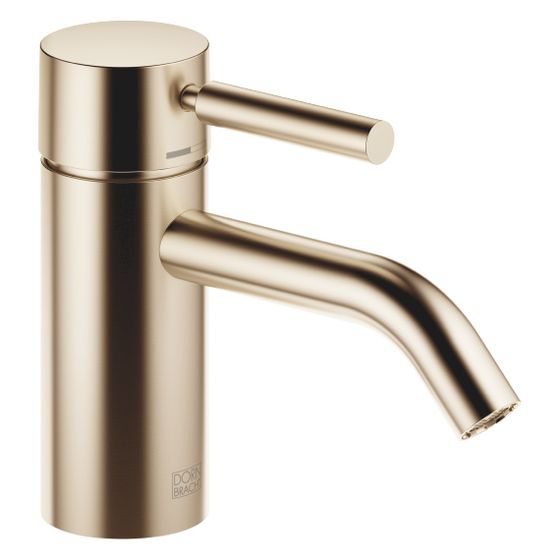 Dornbracht Waschtisch-Einhandbatterie Meta o. Ablaufg., Ausladung 125mm, starr, 5,7l/min, Light Gold gebürstet