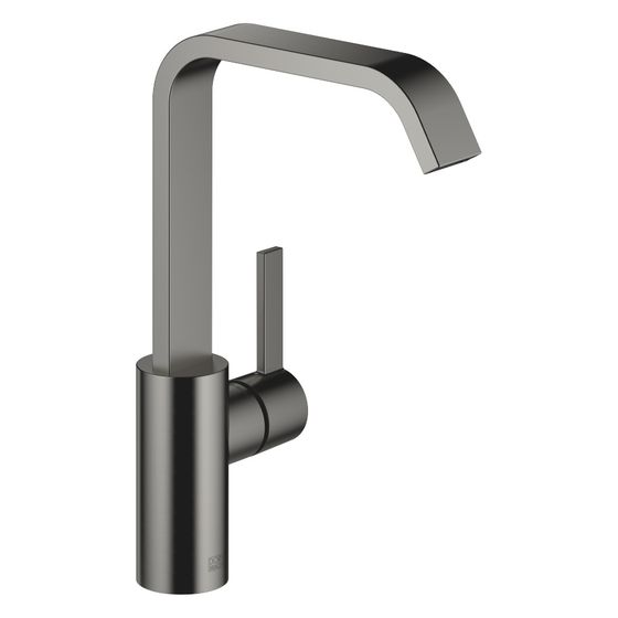 Dornbracht Waschtisch-Einhandbatterie IMO starrer Auslauf 165mm mit hohem Auslauf, 4,6l/min, Dark Platinum gebürstet