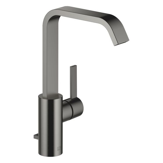 Dornbracht Waschtisch-Einhandbatterie IMO starrer Auslauf 170mm mit hohem Auslauf, 4,6l/min, Dark Platinum gebürstet