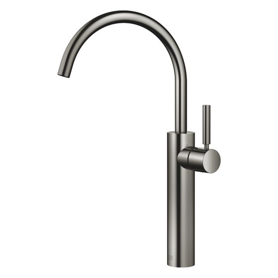 Dornbracht Waschtisch-Einhandbatterie Meta mit erhöhtem Standfuß, Ausladung 201mm, schwenkbar, 5,7l/min, Dark Chrome