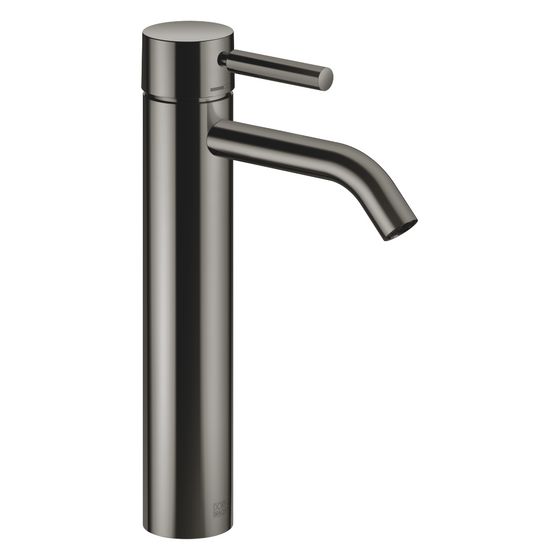 Dornbracht Waschtisch-Einhandbatterie Meta mit erhöhtem Standfuß, Ausladung 135mm, starr, 5,7l/min, Dark Chrome