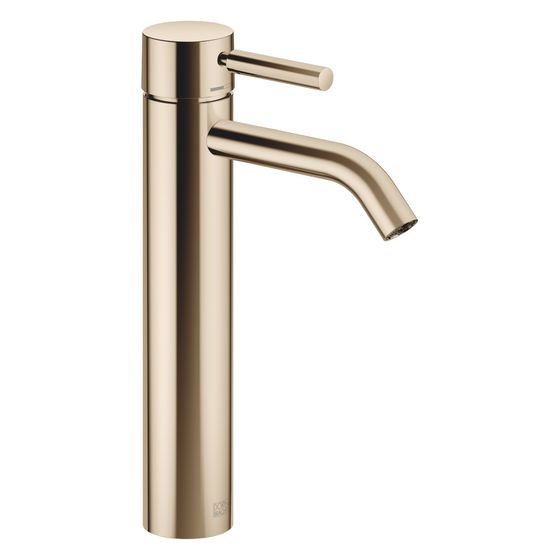 Dornbracht Waschtisch-Einhandbatterie Meta mit erhöhtem Standfuß, Ausladung 135mm, starr, 5,7l/min, Light Gold