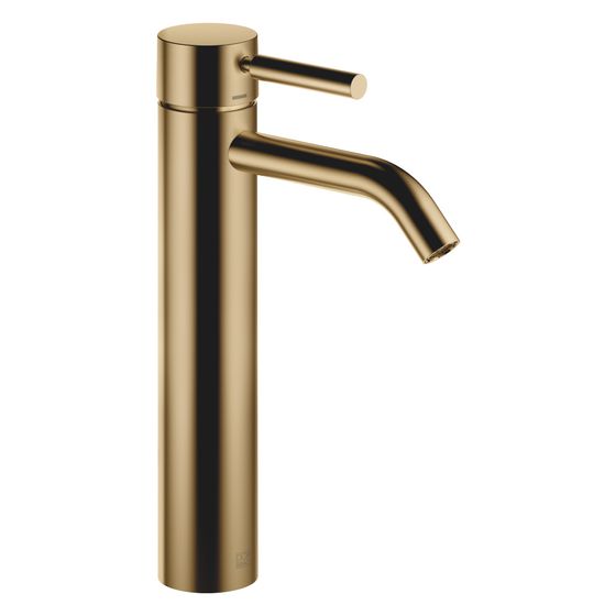 Dornbracht Waschtisch-Einhandbatterie Meta mit erhöhtem Standfuß, Ausladung 135mm, starr, 5,7l/min, Dark Brass gebürstet