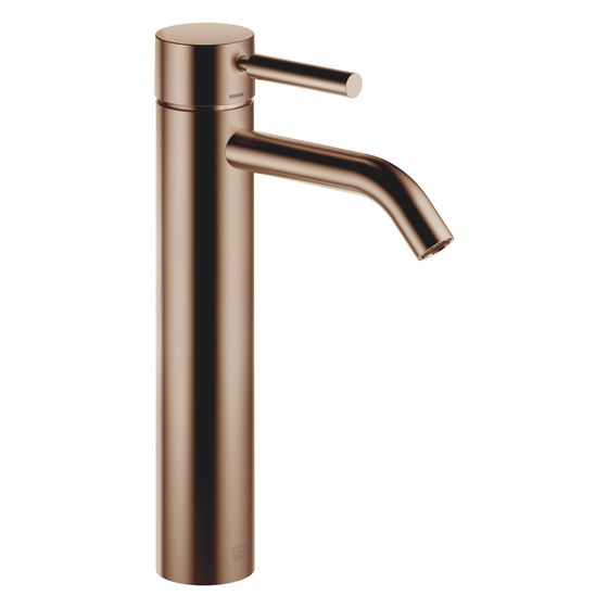 Dornbracht Waschtisch-Einhandbatterie Meta mit erhöhtem Standfuß, Ausladung 135mm, starr, 5,7l/min, Bronze gebürstet