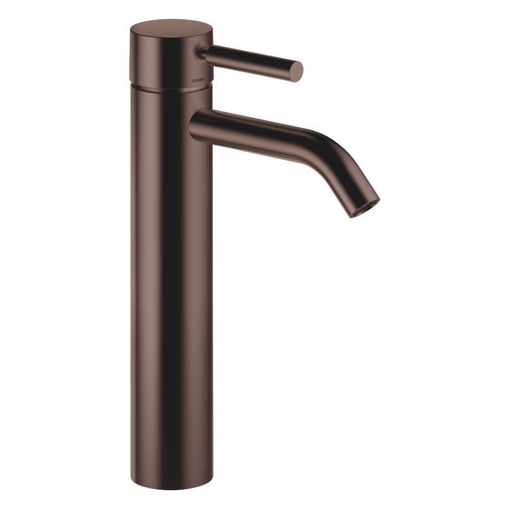 Dornbracht Waschtisch-Einhandbatterie Meta mit erhöhtem Standfuß, Ausladung 135mm, starr, 5,7l/min, Dark Bronze gebürstet