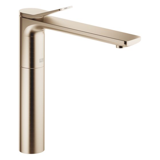 Dornbracht Waschtisch-Einhandbatterie Lissé o. Ablaufg. starrer Auslauf 215mm, erhöhter Standfuß, 5,7l/min, Light Gold geb