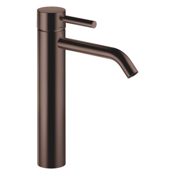 Dornbracht Waschtisch-Einhandbatterie Meta mit erhöhtem Standfuß, Ausladung 165mm, starr, 5,7l/min, Dark Bronze gebürstet