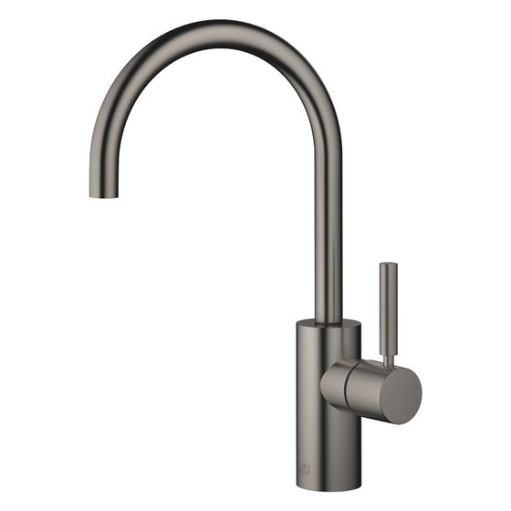 Dornbracht Waschtisch-Einhandbatterie Meta o. Ablaufg., Ausladung 165mm, schwenkbar, 5,7l/min, Dark Platinum gebürstet
