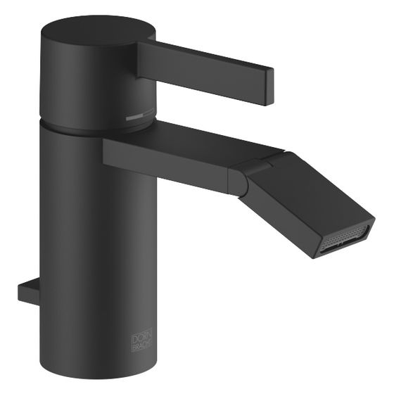 Dornbracht Bidet-Einhandbatterie IMO starrer Auslauf 125mm, 4,6l/min, Schwarz matt