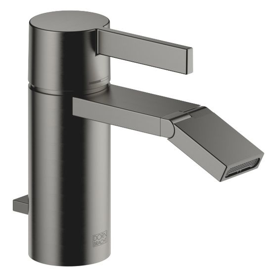 Dornbracht Bidet-Einhandbatterie IMO starrer Auslauf 125mm, 4,6l/min, Dark Platinum gebürstet