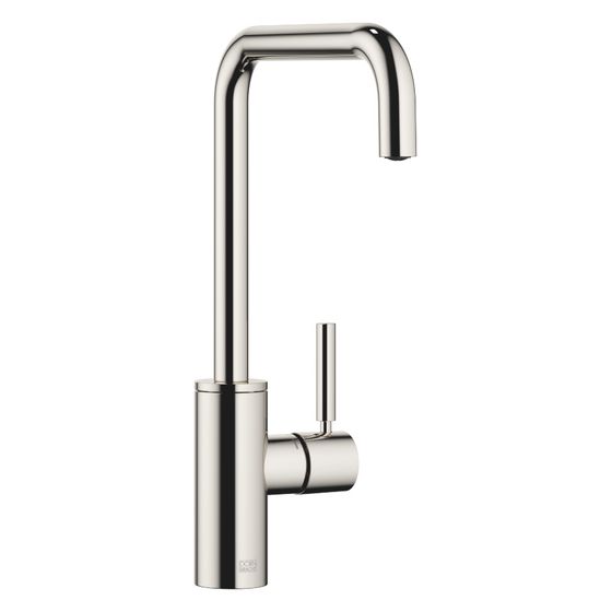Dornbracht Einhebelmischer Meta Square schwenkbar, Ausladung 200mm, max. 8l/min, Platin