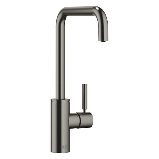 Dornbracht Einhebelmischer Meta Square schwenkbar, Ausladung 200mm, max. 8l/min, Dark Platinum gebürstet