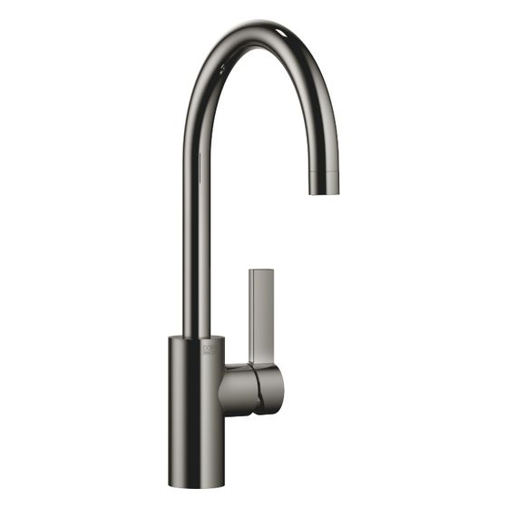 Dornbracht Einhebelmischer Tara Ultra schwenkbar, Ausladung 201mm, max. 8l/min, Dark Chrome