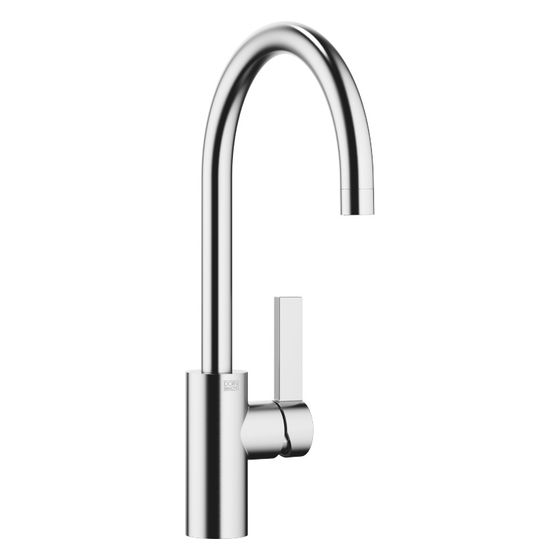 Dornbracht Einhebelmischer Tara Ultra schwenkbar, Ausladung 201mm, max. 8l/min, Chrom gebürstet