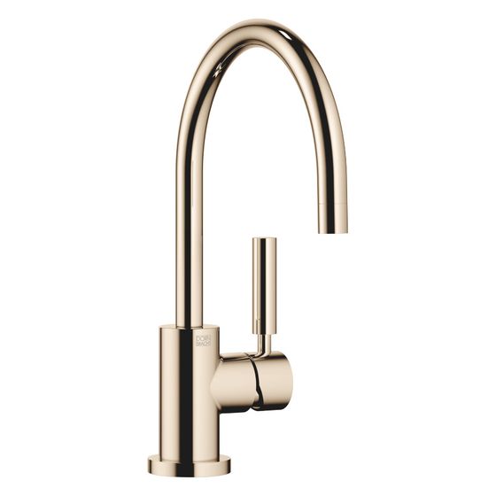 Dornbracht Einhebelmischer Tara Classic schwenkbar, Ausladung 201mm, max. 7l/min, Champagne 22kt Gold