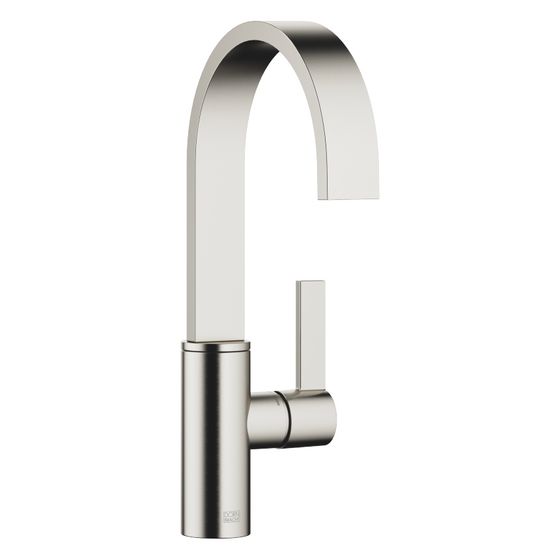 Dornbracht Einhebelmischer Mem Bar Tap, Ausladung 166mm, schwenkbar, max. 6,3l/min, Platin gebürstet