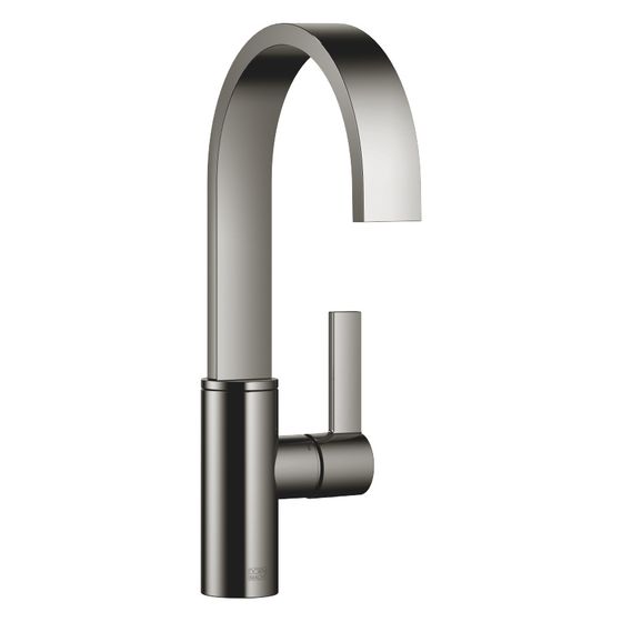 Dornbracht Einhebelmischer Mem Bar Tap, Ausladung 166mm, schwenkbar, max. 6,3l/min, Dark Chrome