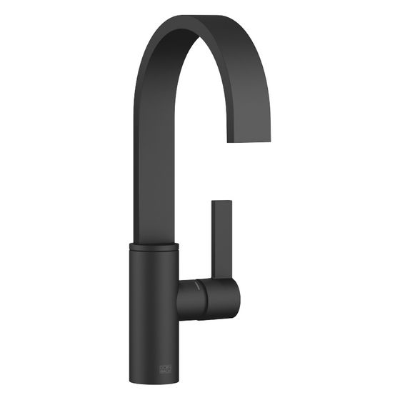 Dornbracht Einhebelmischer Mem Bar Tap, Ausladung 166mm, schwenkbar, max. 6,3l/min, Schwarz matt