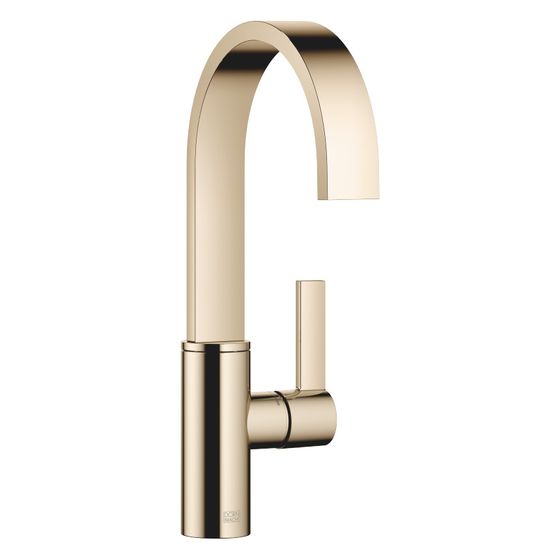 Dornbracht Einhebelmischer Mem Bar Tap, Ausladung 166mm, schwenkbar, max. 6,3l/min, Champagne 22kt Gold