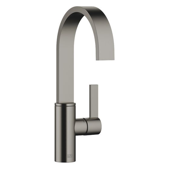 Dornbracht Einhebelmischer Mem Bar Tap, Ausladung 166mm, schwenkbar, max. 6,3l/min, Dark Platinum gebürstet