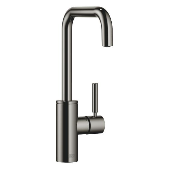 Dornbracht Einhebelmischer Meta Square Bar Tap schwenkbar, Ausladung 166mm, max. 8l/min, Dark Chrome