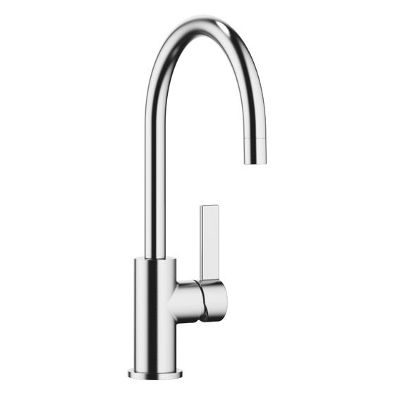 Dornbracht Einhebelmischer Tara Ultra Bar Tap schwenkbar, Ausladung 166mm, max. 8l/min, Chrom gebürstet