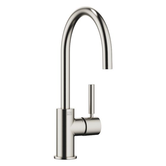 Dornbracht Einhebelmischer Tara schwenkbar, Ausladung 166mm, max. 8,3l/min, Platin gebürstet