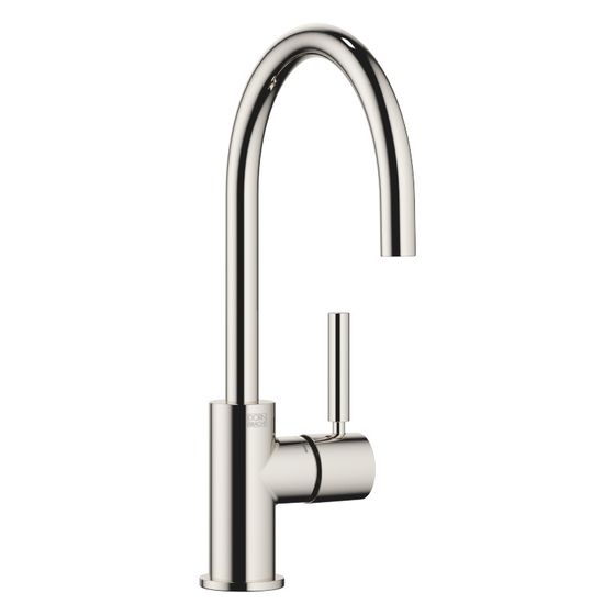 Dornbracht Einhebelmischer Tara schwenkbar, Ausladung 166mm, max. 8,3l/min, Platin