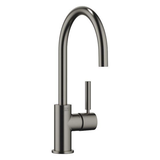 Dornbracht Einhebelmischer Tara schwenkbar, Ausladung 166mm, max. 8,3l/min, Dark Platinum gebürstet