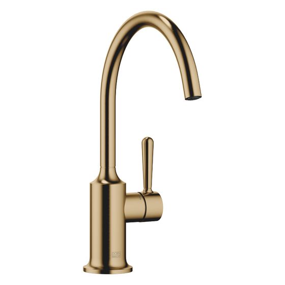 Dornbracht Einhebelmischer Vaia, für Spül-/Profibrause, Ausladung 202mm, max. 7l/min, Dark Brass gebürstet (PVD)
