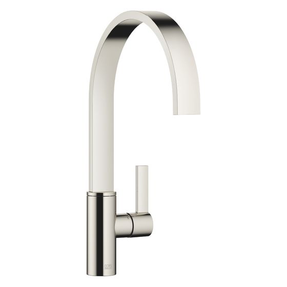 Dornbracht Einhebelmischer Mem, Ausladung 241mm, schwenkbar, max. 6,3l/min, Platin