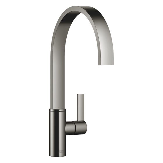Dornbracht Einhebelmischer Mem, Ausladung 241mm, schwenkbar, max. 6,3l/min, Dark Chrome