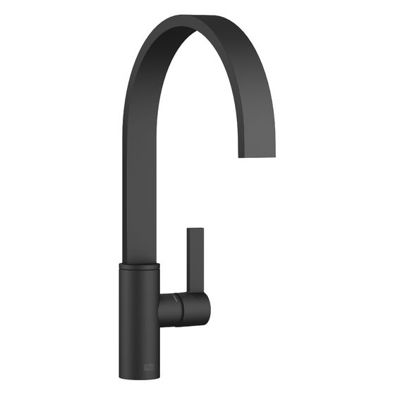 Dornbracht Einhebelmischer Mem, Ausladung 241mm, schwenkbar, max. 6,3l/min, Schwarz matt