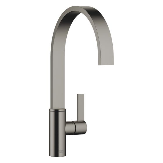 Dornbracht Einhebelmischer Mem, Ausladung 241mm, schwenkbar, max. 6,3l/min, Dark Platinum gebürstet