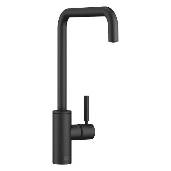 Dornbracht Einhebelmischer Meta Square schwenkbar, Ausladung 235mm, max. 8l/min, Schwarz matt