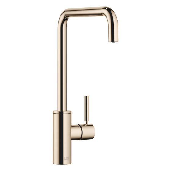 Dornbracht Einhebelmischer Meta Square schwenkbar, Ausladung 235mm, max. 8l/min, Champagne 22kt Gold