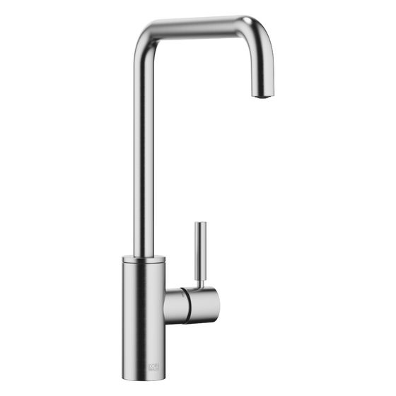 Dornbracht Einhebelmischer Meta Square schwenkbar, Ausladung 235mm, max. 8l/min, Chrom gebürstet