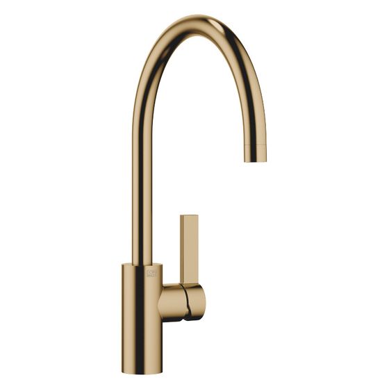 Dornbracht Einhebelmischer Tara Ultra schwenkbar, Ausladung 241mm, max. 8l/min, Dark Brass gebürstet