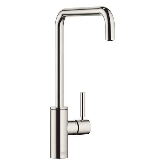Dornbracht Einhebelmischer Meta Square, für Spül-/Profibrause, Ausladung 235mm, max. 8l/min, Platin