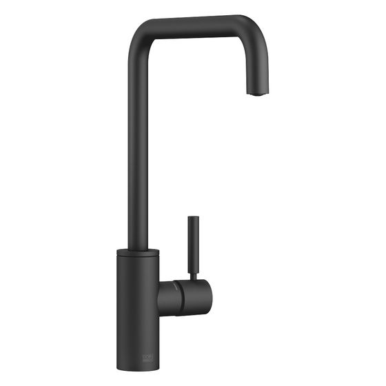 Dornbracht Einhebelmischer Meta Square, für Spül-/Profibrause, Ausladung 235mm, max. 8l/min, Schwarz matt