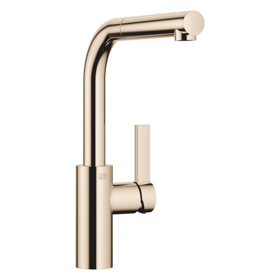 Dornbracht Einhebelmischer Elio Pull-out Ausladung 235mm, Champagne 22kt Gold