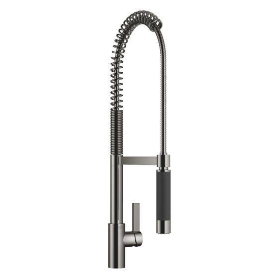 Dornbracht Einhebelmischer Tara Ultra Profi schwenkbar, Ausladung 240mm, max. 8l/min, Dark Chrome