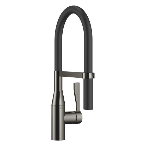 Dornbracht Einhebelmischer Sync Profi schwenkbar, Ausladung 200mm, max. 9,5l/min, Dark Chrome