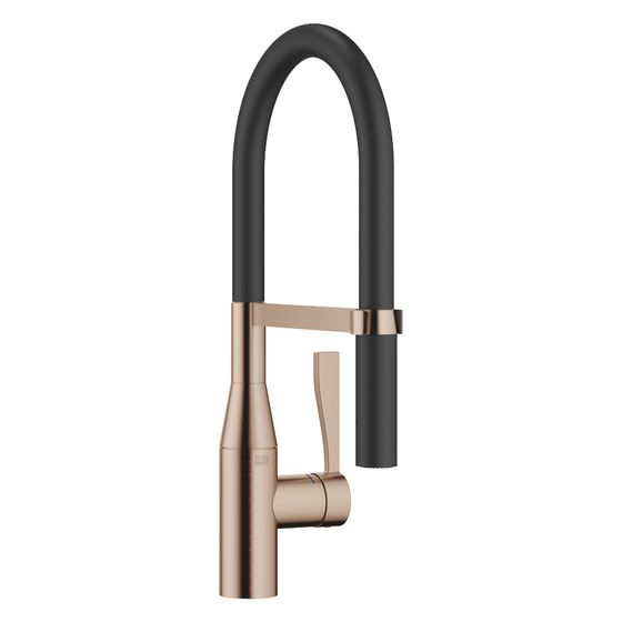 Dornbracht Einhebelmischer Sync Profi schwenkbar, Ausladung 200mm, max. 9,5l/min, Bronze gebürstet