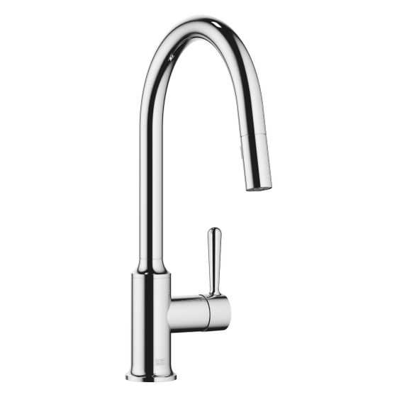 Dornbracht Einhebelmischer Vaia Pull-down mit Brausefunktion, Ausladung 240mm, max. 8l/min, Chrom