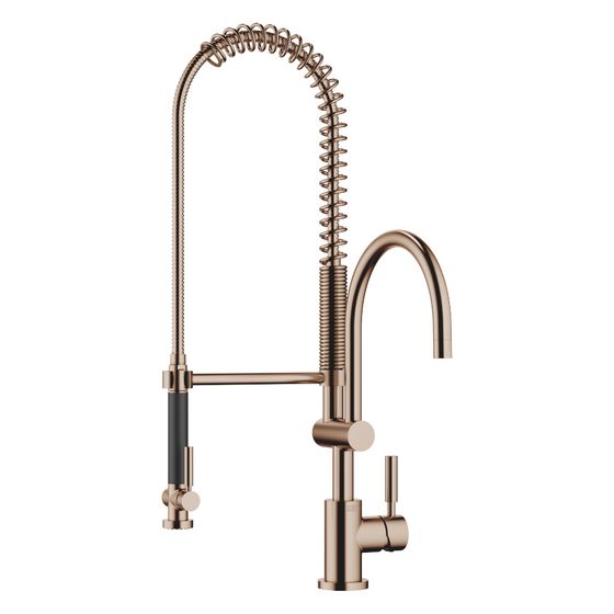 Dornbracht Einhebelmischer Tara Profi schwenkbar, Ausladung 200mm, max. 7l/min, Bronze gebürstet