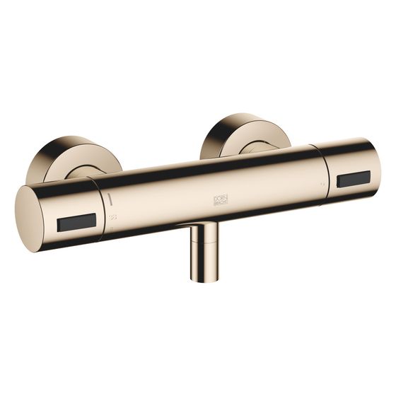 Dornbracht Brause-Thermostat für Wandmontage mit Mengenregulierung, Champagne 22kt Gold, 34442979-47