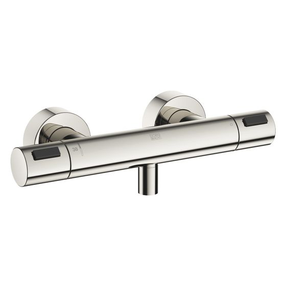 Dornbracht Brause-Thermostat für Wandmontage mit Mengenregulierung FlowReduce, Platin, 34444979-08