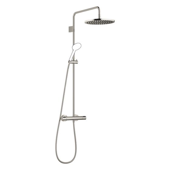 Dornbracht Showerpipe mit Brause-Thermostat ohne Handbrause D 300mm 14l/min, Platin